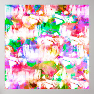 Poster Textura geométrica repete padrão clássico abstrato