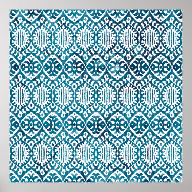 Poster Textura geométrica repete padrão criativo moderno (Frente)