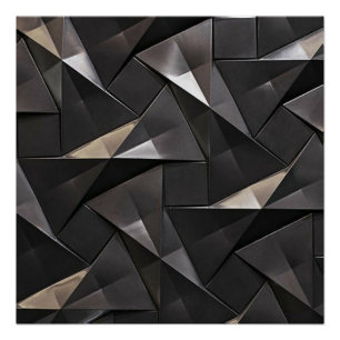 Pôster textura metálica