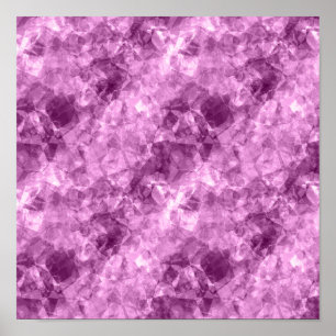 Pôster Textura Rosa Escuro Crumplada
