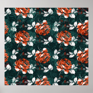 Poster Textura Subbatida Suja Multicolor