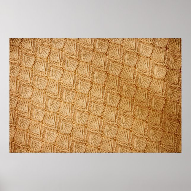 Poster texturas do tecido de rendas (Frente)