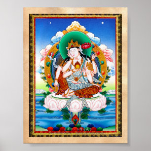 Poster Thangka tibetano legal Cintamanicakra