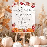 Poster Thanksgiving dinner welcome<br><div class="desc">Thanksgiving dinner welcome Poster 
Matching items available.</div>