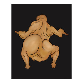 Pôster Thanksgiving Twerkey Glossy Poster