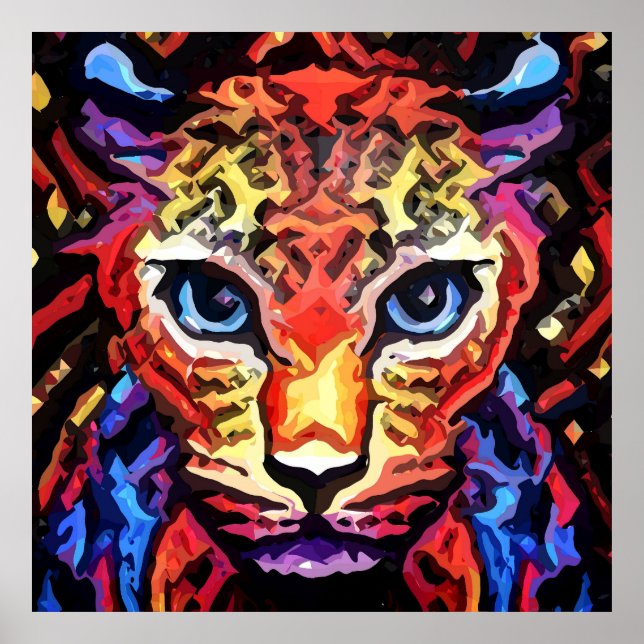 Poster That Colorful Leopard Look  (Frente)