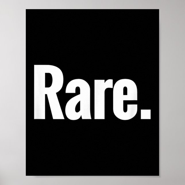 Poster That Says Rare Shirt - A Design That Says Rare  (Frente)
