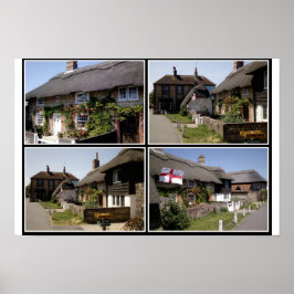 Poster Thatched homes in Selsey.