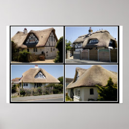 Poster Thatched homes in Selsey.