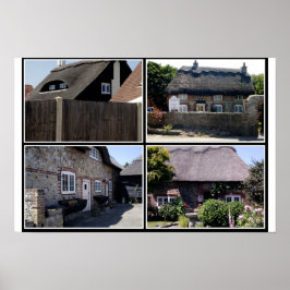 Poster Thatched homes in Selsey.