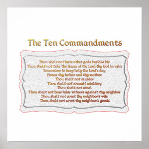 Pôster The 10 Commandments