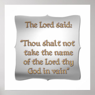 Pôster The 2nd Commandment