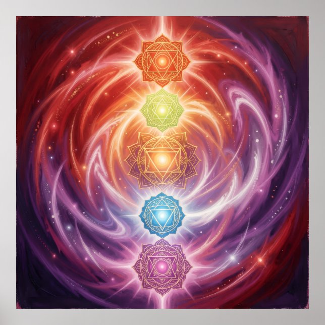 Poster The 7 Chakras´10 (Frente)