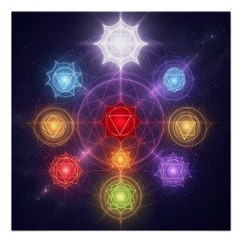 Pôster The 7 Chakras´3