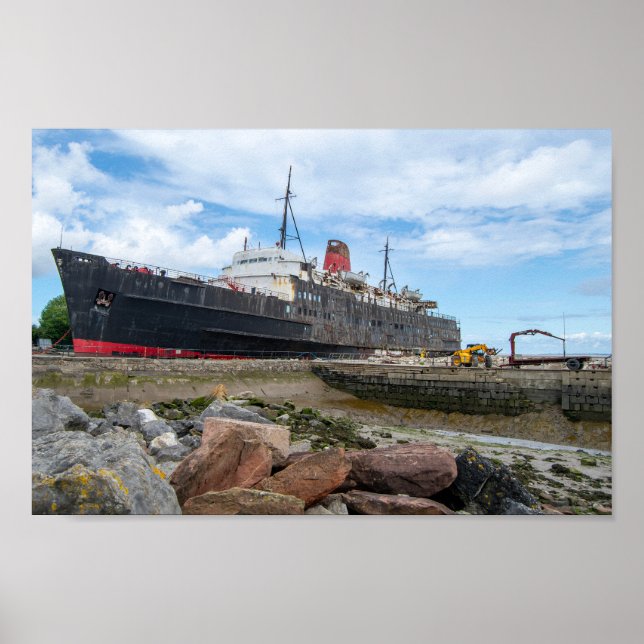 Poster The Abandoned TSS Duke of Lancaster Ship (Frente)