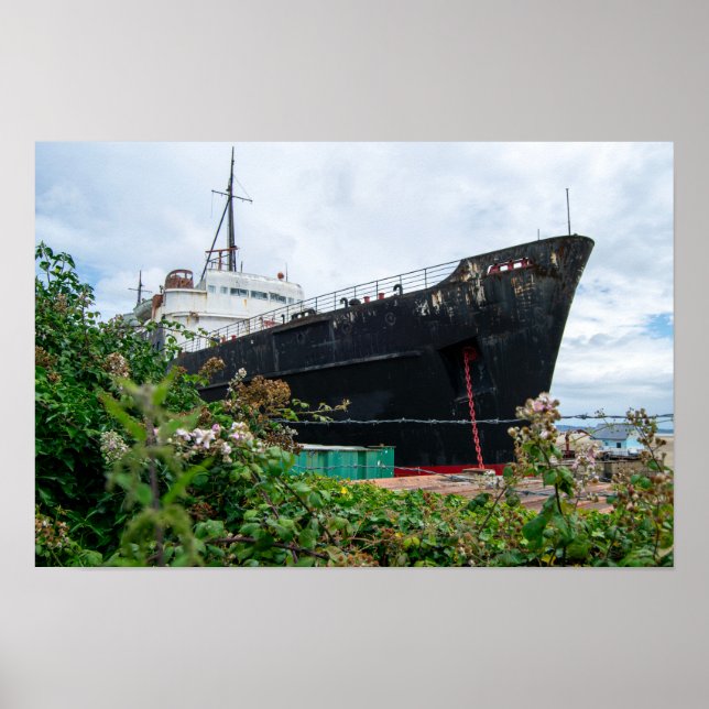 Poster The Abandoned TSS Duke of Lancaster Ship (Frente)