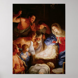 Pôster The Adoration of the Shepherds
