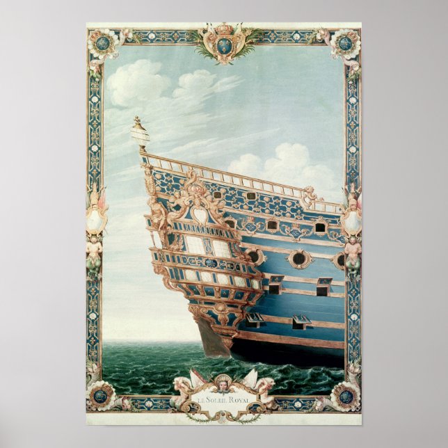 Poster The Aftercastle of 'Le Soleil Royal' (Frente)