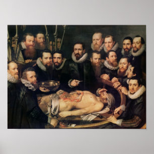 Poster The Anatomy Lesson of Doctor Willem van der