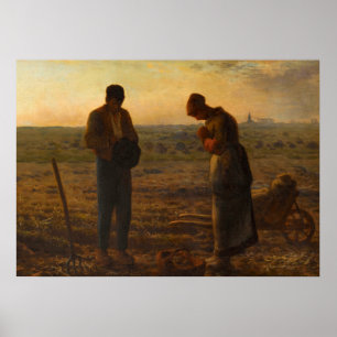 Poster The Angelus, 1857-1859 by Jean-Francois Millet