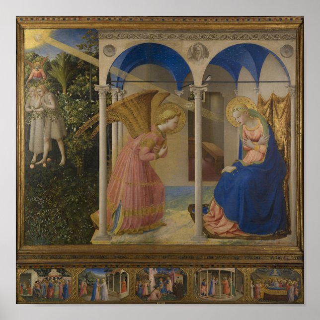 Poster The Annunciation, 1425-8 (Frente)