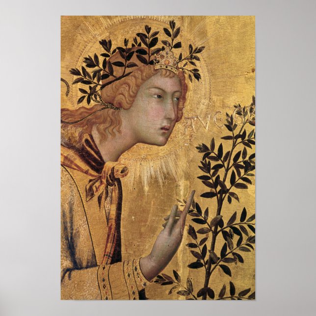 Pôster The Annunciation with St. Margaret (Frente)