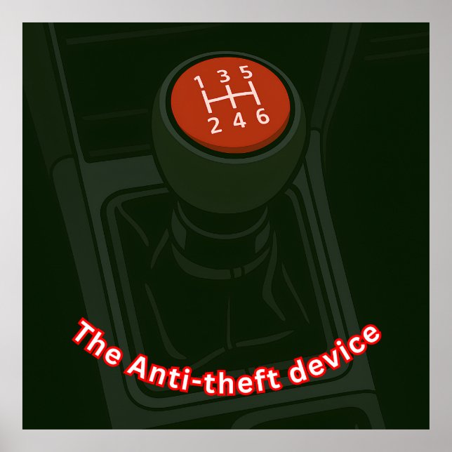 Poster The Anti-Theft Device (Frente)