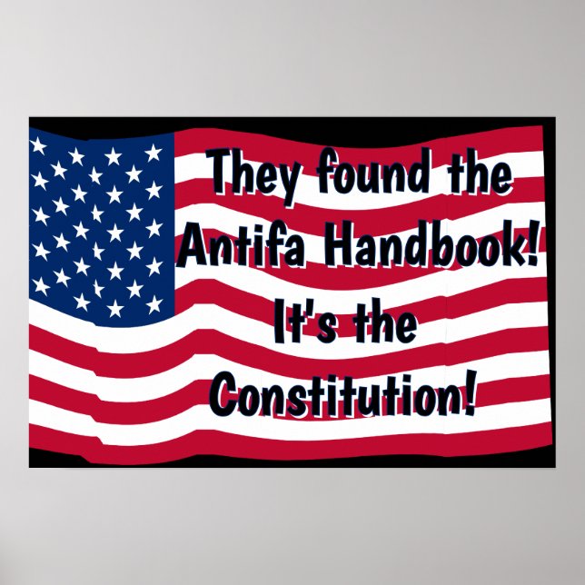 Poster The Antifa Handbook Patriotic (ds) (Frente)