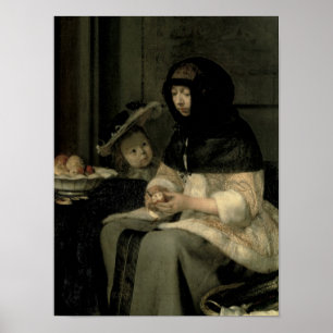 Pôster The Apple Peeler, 1660