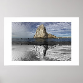 Poster The Arch Cabo Mexico Reflection Photography