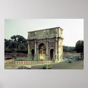 Pôster The Arch of Constantine from the North West