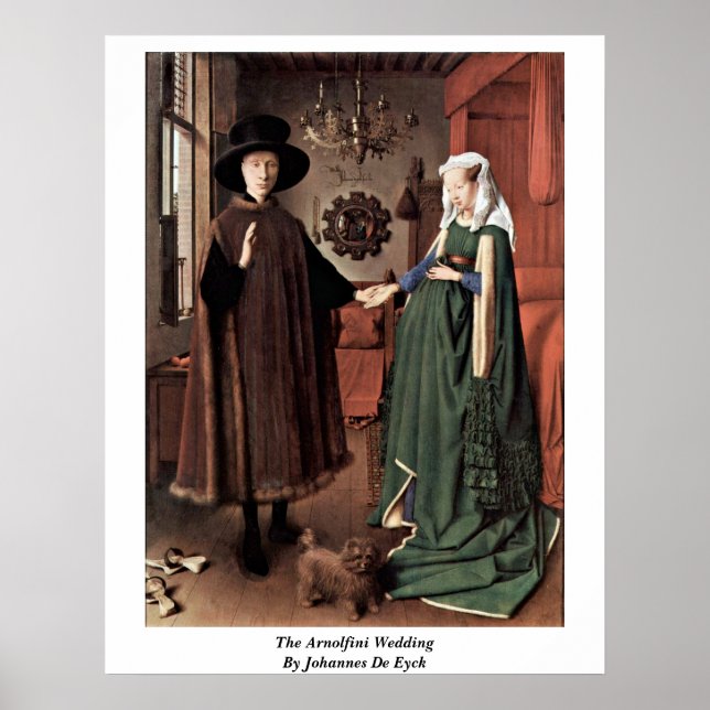 Pôster The Arnolfini Wedding By Johannes De Eyck (Frente)