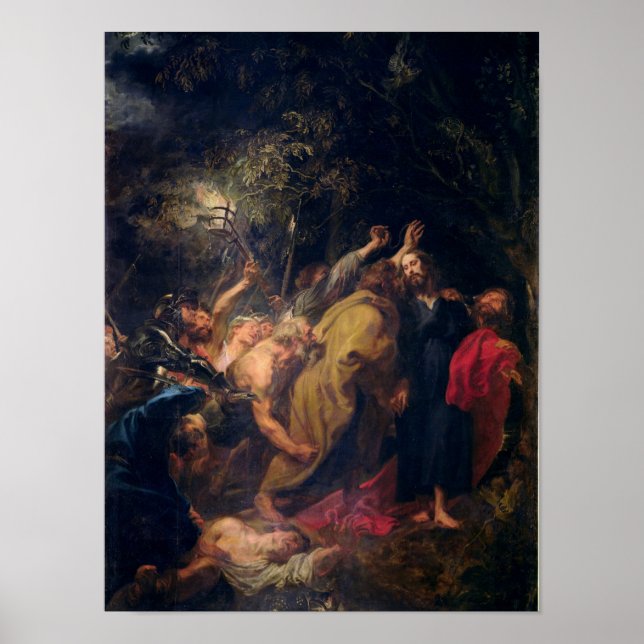 Poster The Arrest of Cristo in the Gardens, c.1628-30 (Frente)