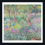 POSTER "THE ARTISTS GARDEN, GIVERNY" 1900 CLAUDE MONET<br><div class="desc">"O JARDIM ARTISTAS,  GIVERNY 1900" CLAUDE MONET FINE ART POSTER</div>