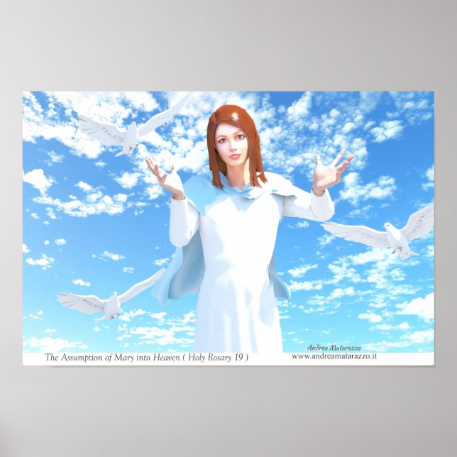 Poster The Assumption of Mary into Heaven (Frente)