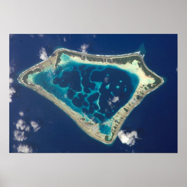 Poster The Atafu atoll in Tokelau (Frente)