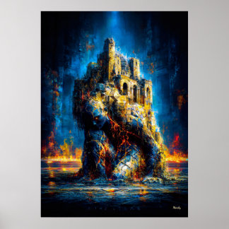 Poster The Atlas of the Ruin – Monumental Expressionist