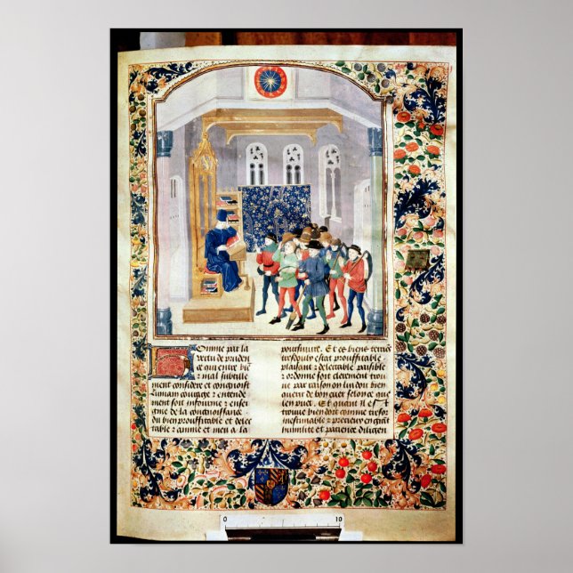 Poster The Author Presenting his Book to the Peasants (Frente)