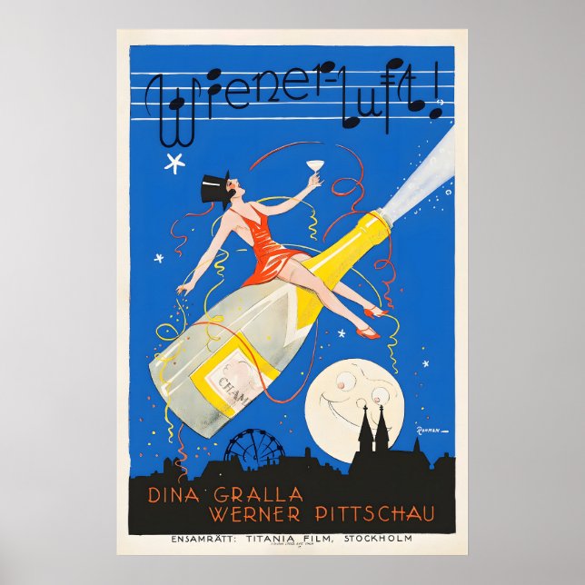 Poster The Ballet Archduke, Wiener Luft (1926) Austrian (Frente)