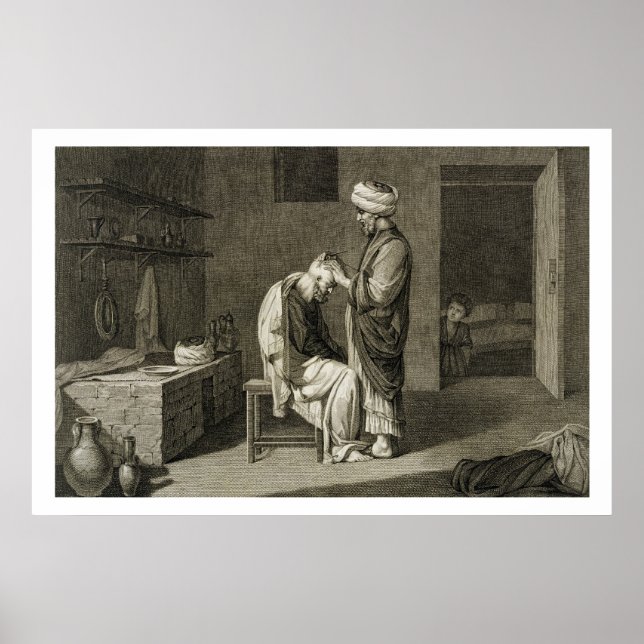 Pôster The Barber, from Volume II Arts and Trades of 'Des (Frente)