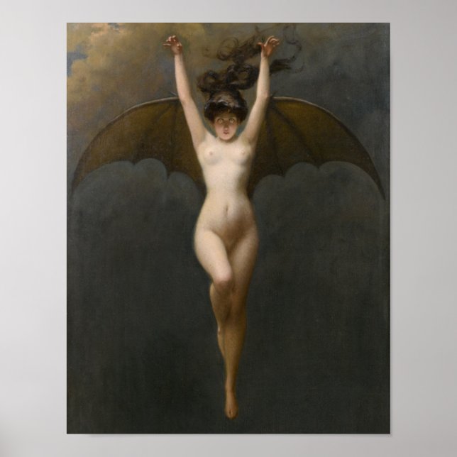 Poster The Bat Woman 1890 (Frente)