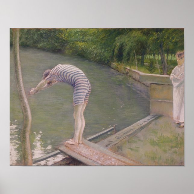Poster The Bather, ou The Diver, 1877 (Frente)