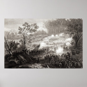 Poster The Battle at Pittsburg Landing