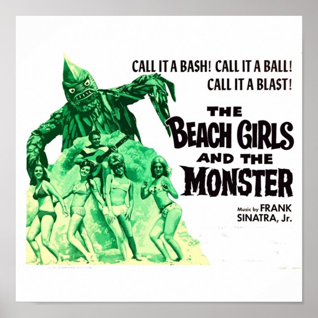 Poster The Beach Girls  (Frente)