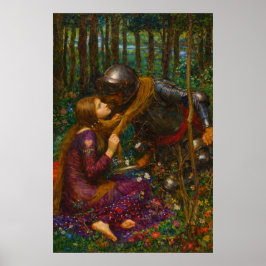 Poster The Beautiful Lady Without Pity by Waterhouse