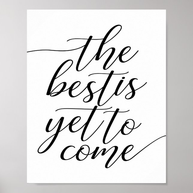 Poster The Best Is Yet To Come Wedding (Frente)