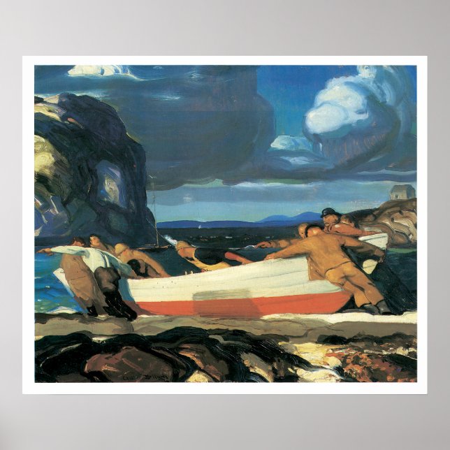 Pôster The Big Dory, George Bellows 1913 (Frente)