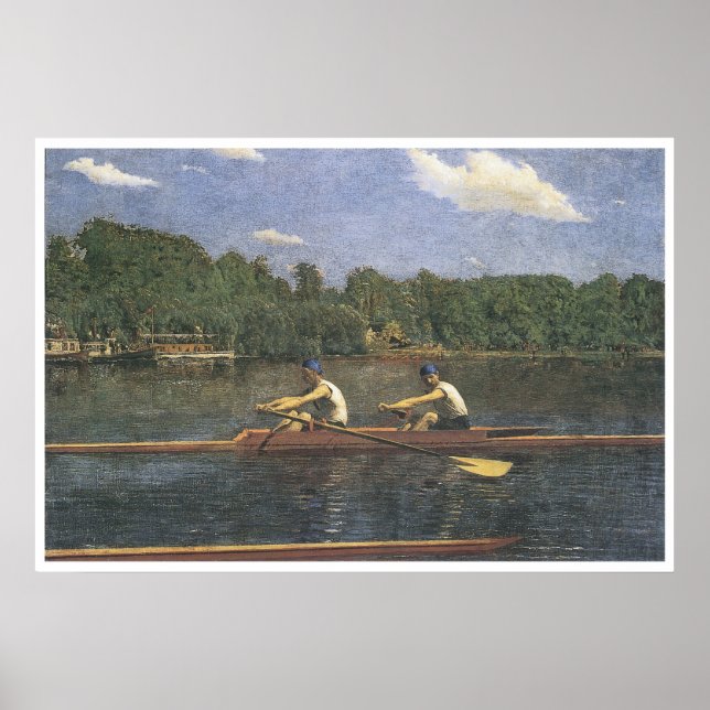 Pôster The Biglin Brothers Racing, 1873 Thomas Eakins (Frente)