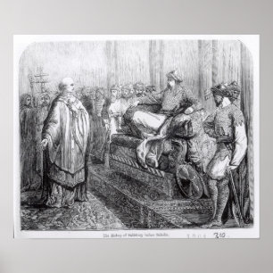 Poster The Bishop of Salisbury before Saladin