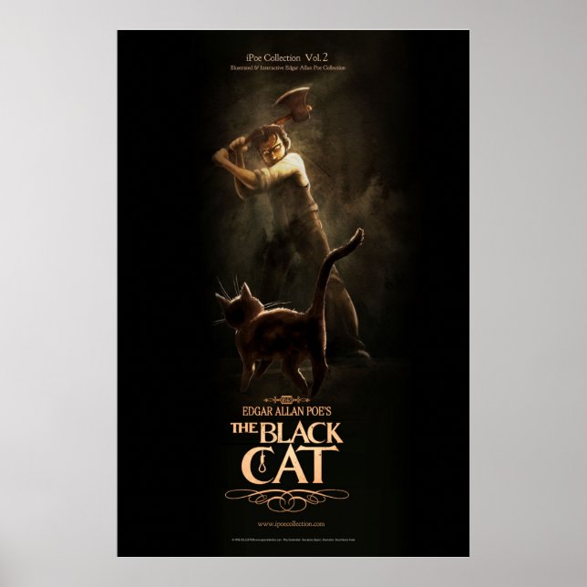 Poster "The Black Cat" (Frente)